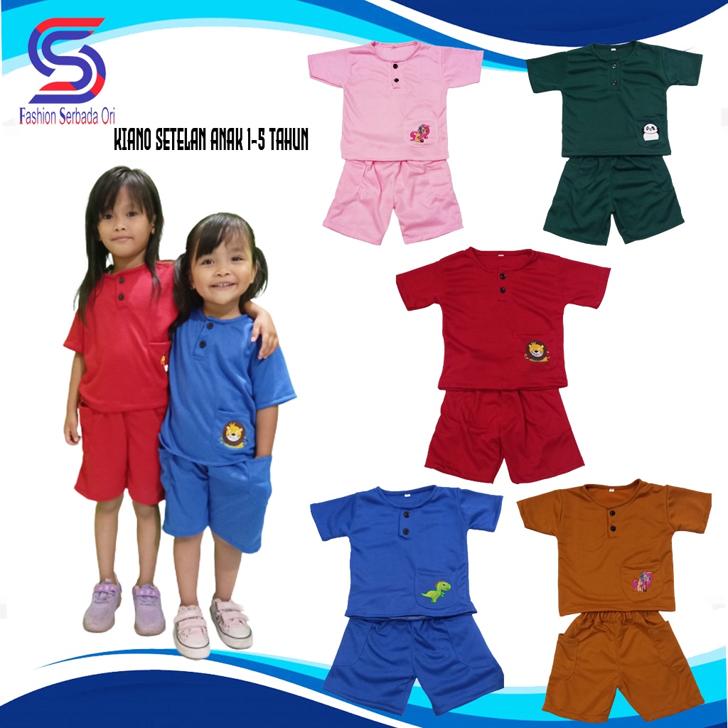 SET KIANO 1-5 TAHUN / SETELAN KIANO ANAK BABYTERY RETRO SETELAN ANAK Bordir