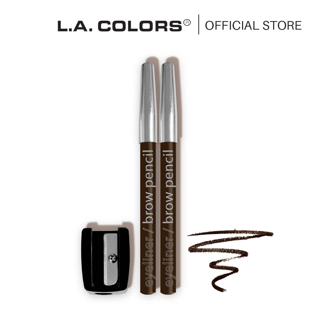 LA COLORS eyeliner pencil &amp; eyebrow pencil GRATIS rautan