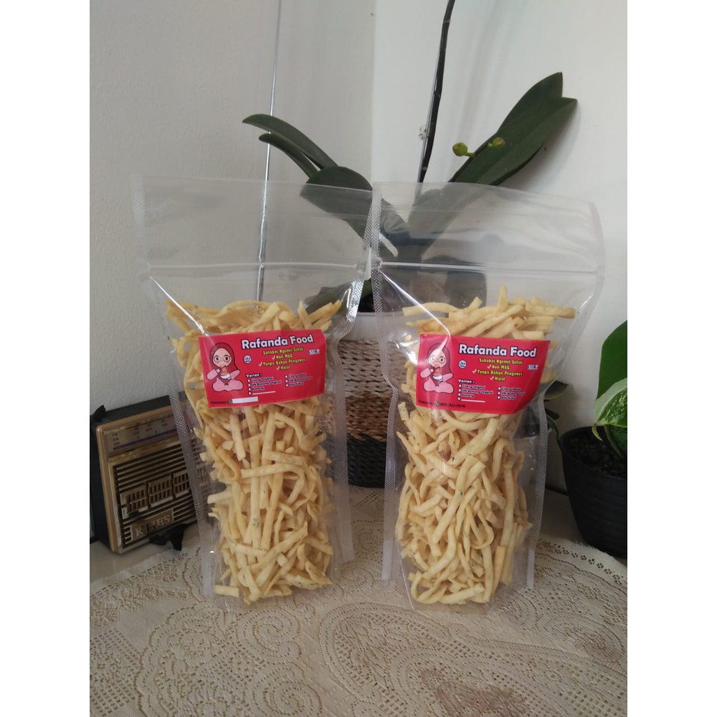 

Camilan Keripik Stik Bawang Original Gurih Renyah Non MSG No Micin