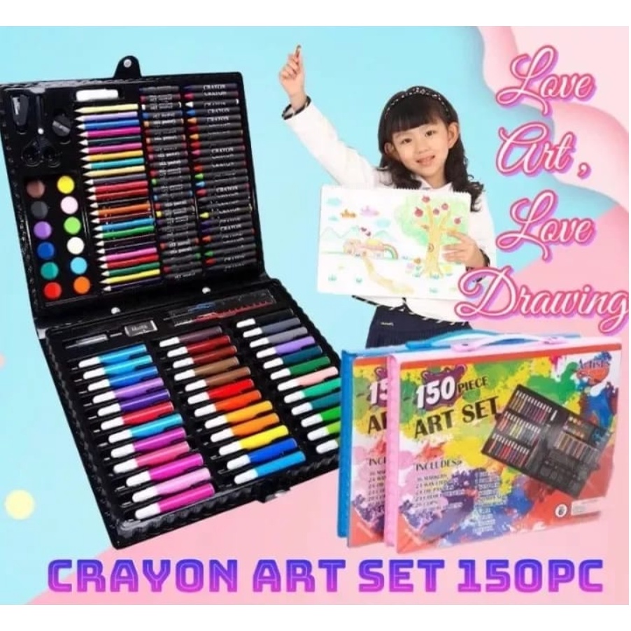 Pensil Crayon Cat Air 150pcs / Pensil Warna Cat Air Set 150pcs