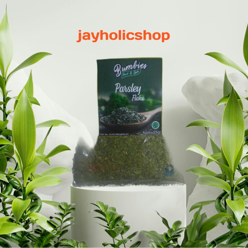 

Daun Parsley 25gr produk Bumbies/ Daun Parsley Premium/ Daun Parsley Masak/ Rempah Rempah