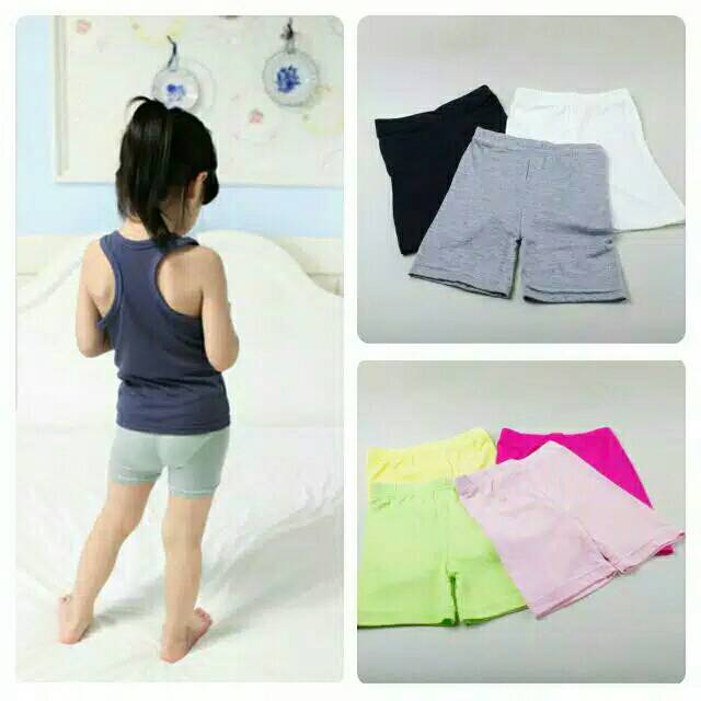 LEGGING PENDEK ANAK / SHORT LEGING ANAK PEREMPUAN 3 - 6 THN / LEJING ANAK PENDEK/ DALEMAN