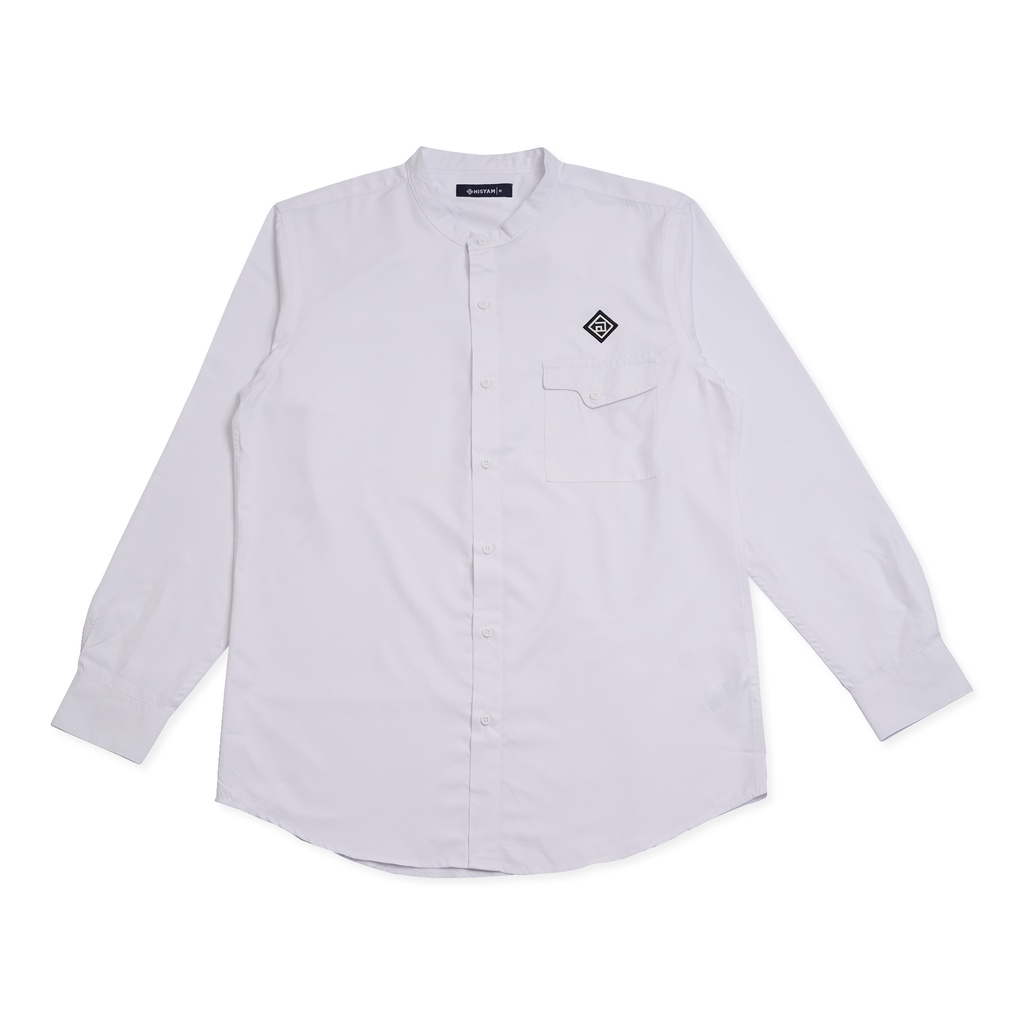 Hisyam Kemeja Pria Koko Panjang Berkant