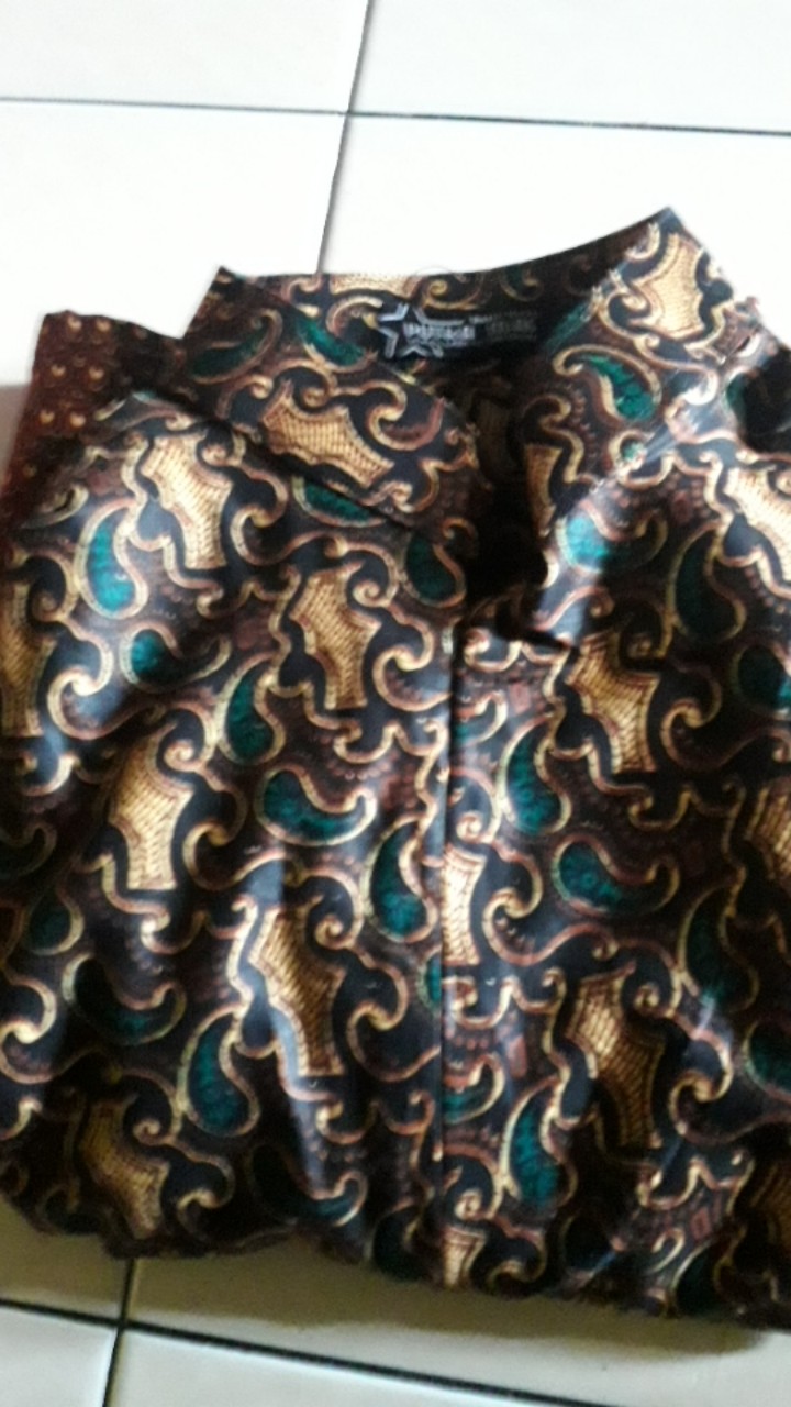 Gamis Batik Exlisive | Garuda Biru Merah | Kacang | Naga |padi | Burung Nuri | Batikputramas1 No Kw