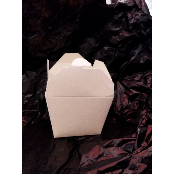 Food Pail Box M PUTIH isi 10 Pcs / Kemasan Rice Box / Dus Nasi / Tempat Nasi Box