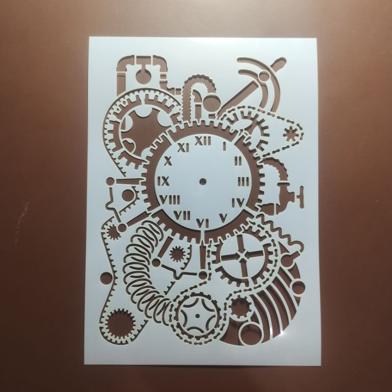 

Stencil Airbrush Steampunk