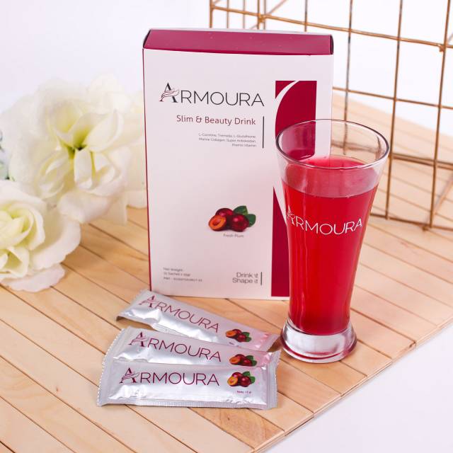 Minuman Diet Armoura 1Box Pelansing Armoura Herbal Armoura Pemutih Badan Armoura Minuman Herbal Aman