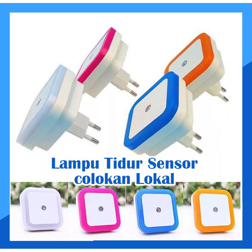 Lampu Hias Sensor Otomatis Cahaya Gelap Dan Gerak Lampu Tidur Led Dinding Tempel Kamar