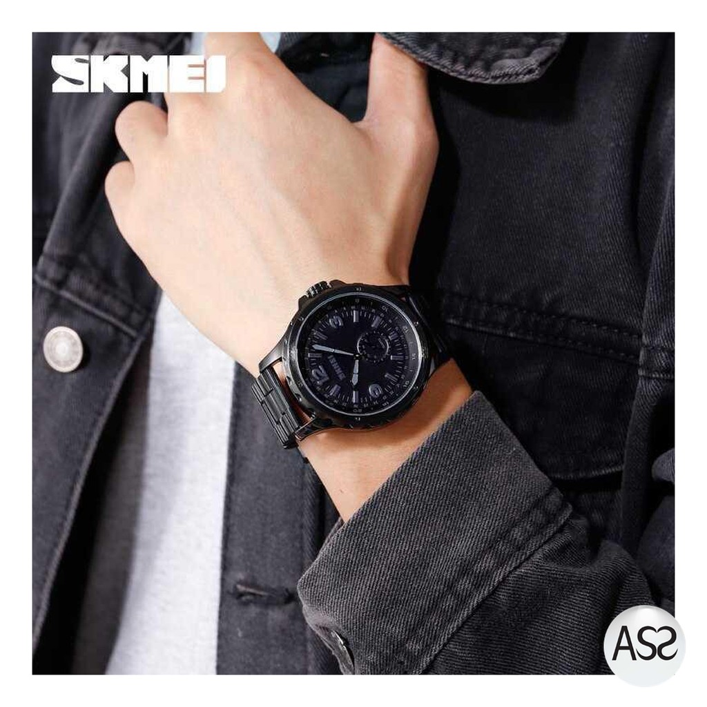 ASS Shop - SKMEI Jam Tangan Analog Pria Strap Stainless Steel - 1513