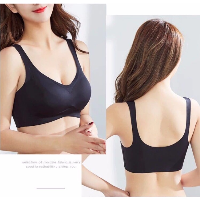 Ⓜ️𝟏𝟏𝟏Ⓜ️️Bra Sport Bra Seamless Busa Fashion Japan Ice Silk Bra Sexy Tube Top Bra Sport Yoga Gym