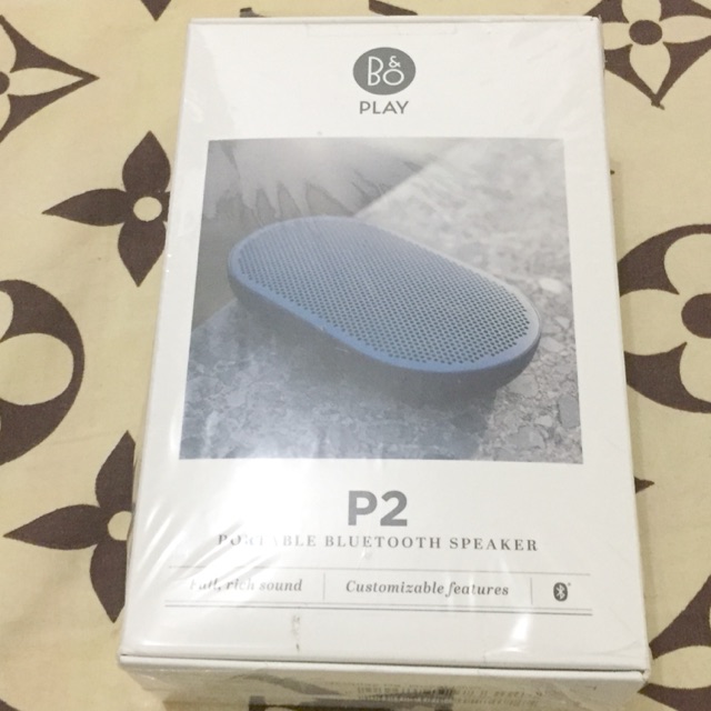 SPEAKER B & O PLAY P2 ORI| BANG & OLUFSEN BEOPLAY P2 PLAY SPEAKER BLUETOOTH PORTABLE ACTIVE WITH MIC