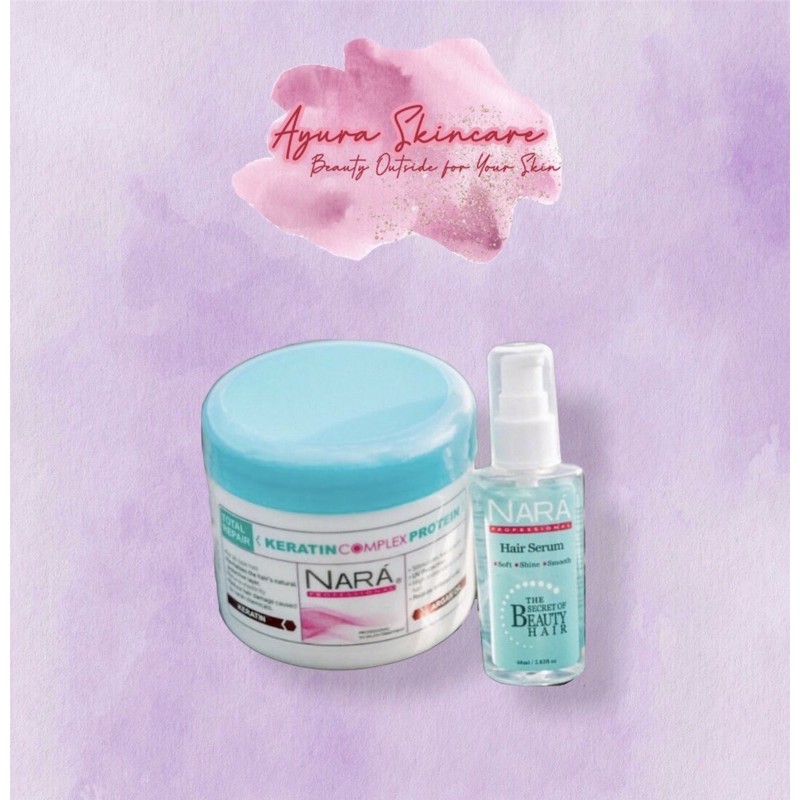 Nara Keratin mask dan hair serum