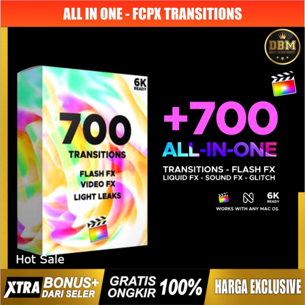 700+ Transitions - Final Cut Pro X