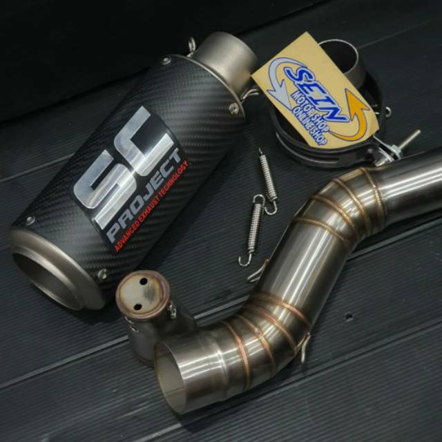 Knalpot Sc Project Carbon Doff Import Grade Ori Cbr 250 RR