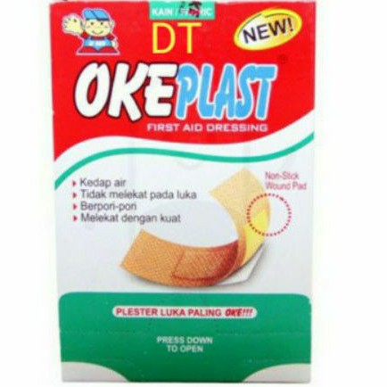 Plester OKE Plast 19 x 64 isi 100 pcs/ plester ok plast isi 100 pcs