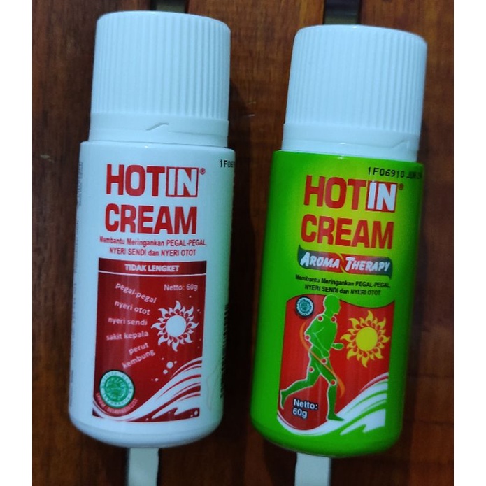 HotIn Cream Botol 60 Gram / Meringankan Pegal-Pegal / Nyeri Sendi / Nyeri Otot / Hot In Cream