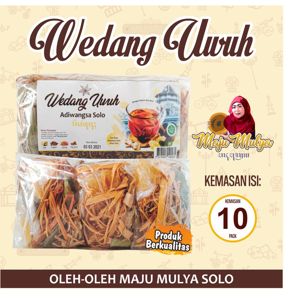 Jual Wedang Uwuh Rempah Lengkap Isi 10 Pcs Gula Batu Khas Jogja Kemasan Komplit Minuman Herbal 6305