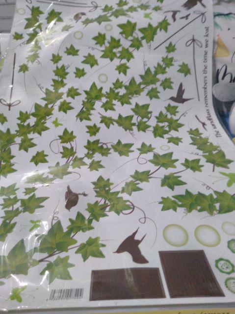 Meth Xl8331 Bird N Photo Walstiker Wallsticker Wallsticker Wall Stiker 60x90