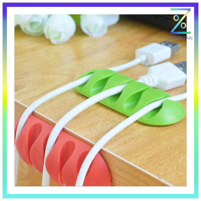 Klip Kabel Organizer Cable Clip - KR-8005 - Multi-Color