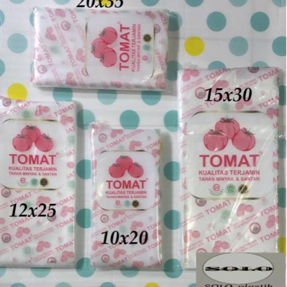 【CT】 Plastik PE Tomat 10x20 - 12x25 - 15x30 - 20x35 - plastik gula es santan minyak sekiloan 2 kg