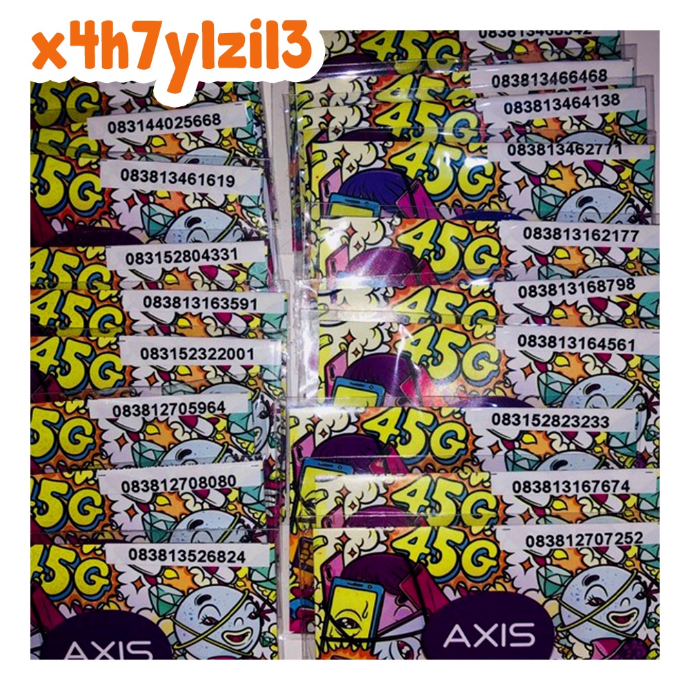 Perdana Axis nomor ngacak parah siap tempur sudah registrasi siap pakai buat nganu