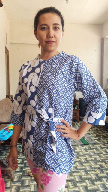 Atasan Batik Dolby Dolbi Dobby Doby Tenun Sutra Tulis Halus Katun Atbm Baron ,sarombit Atasan