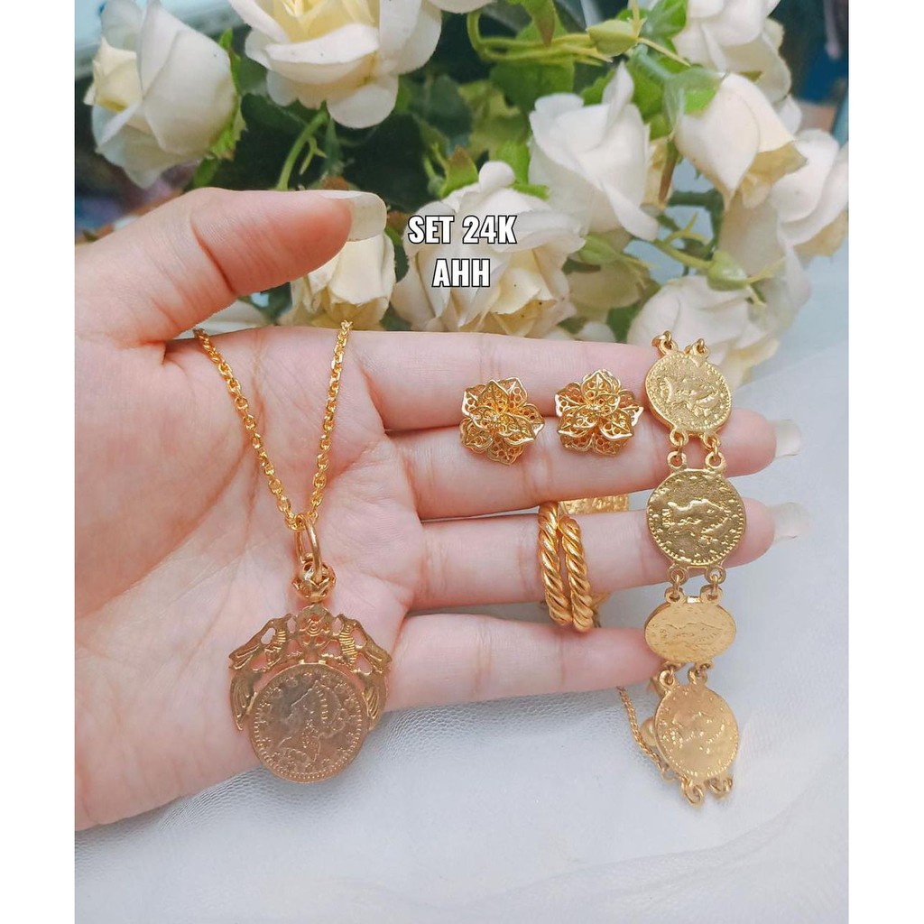 set koin golden 24k