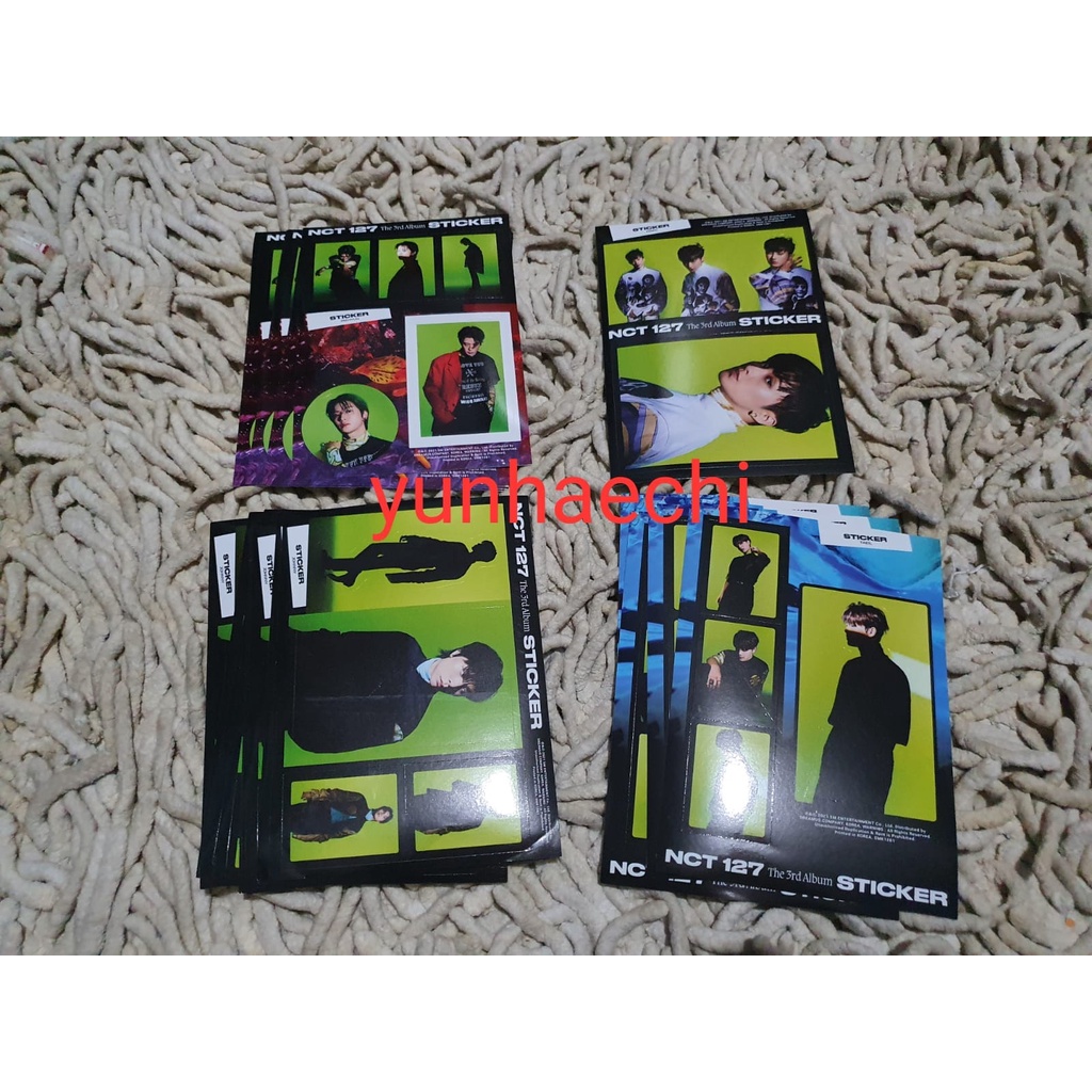 NCT 127 Sticker Sticky - Mark Johnny Jaehyun Taeil