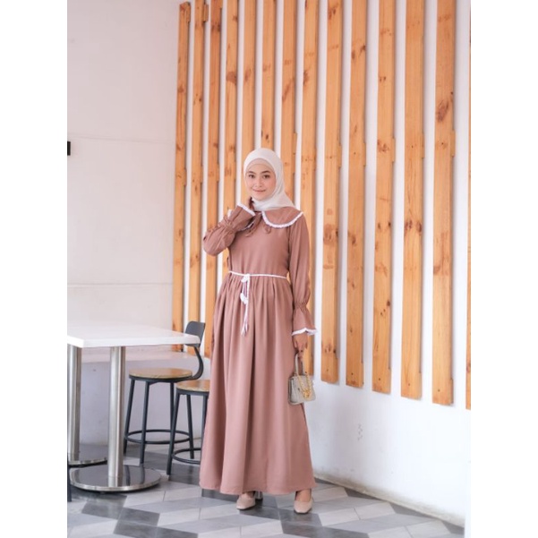 PROMO / NEW... GERAI ALISHA ORI // ZEINA DRESS // MAXI // Gamis / Gamis muslimah // Gamis Itycrepe // Gamis Renda// Gamis basic // Gamis syar'i // Maxy Dress // Gamis kerah renda