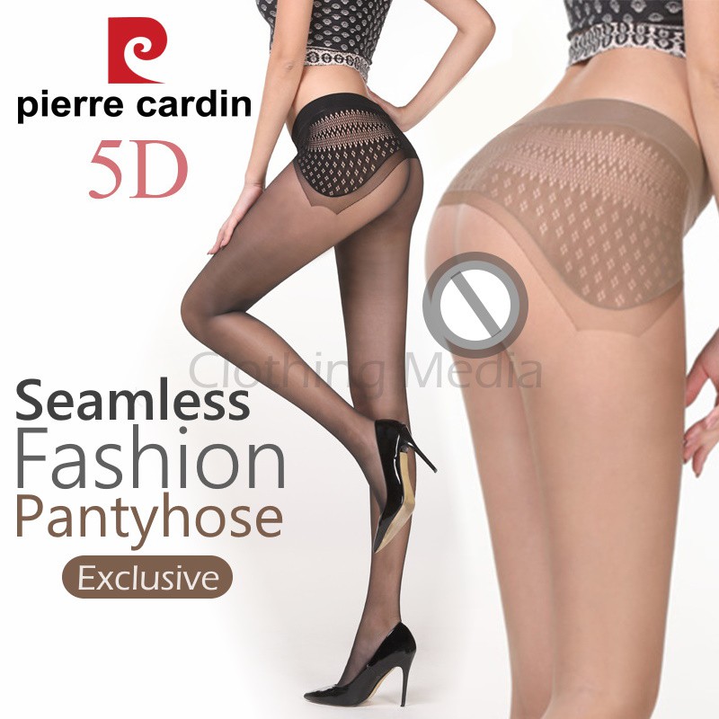 PIERRE CARDIN Pantyhose Fashion Seamless 5D Premium Stocking Celana Velvet Elastis
