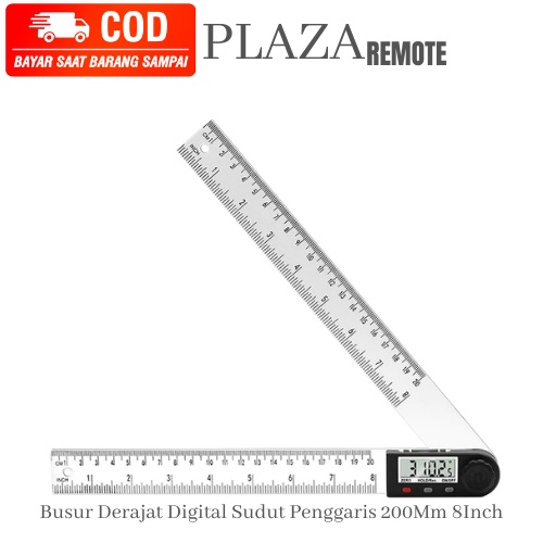 Penggaris SIKU DIGITAL 200Mm PROTRACTOR FINDER 8Inch Sudut Finder Meter 360 Derajat Busur PENGUKUR Derajat