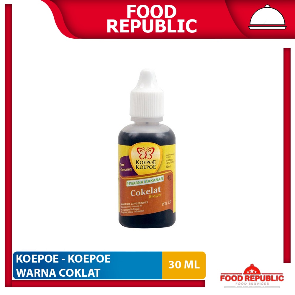 KOEPOE KOEPOE PEWARNA MAKANAN 30 ML FOOD COLORING  MINUMAN KUE HALAL