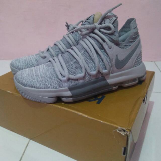 nike kd 10 wolf grey original
