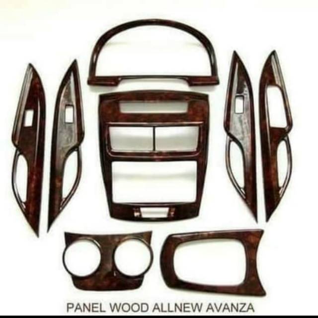Panel Wood mobil all new Avanza xenia