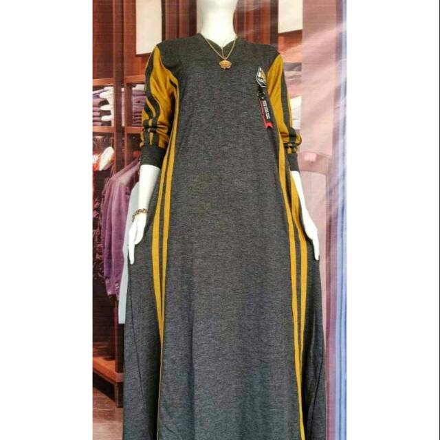 Gamis denim impor