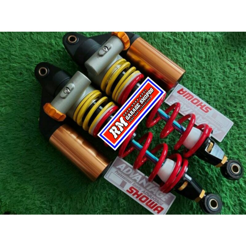 shock showa stel cnc dual tone thailand uk 340mm for bebek wave rx-king dll