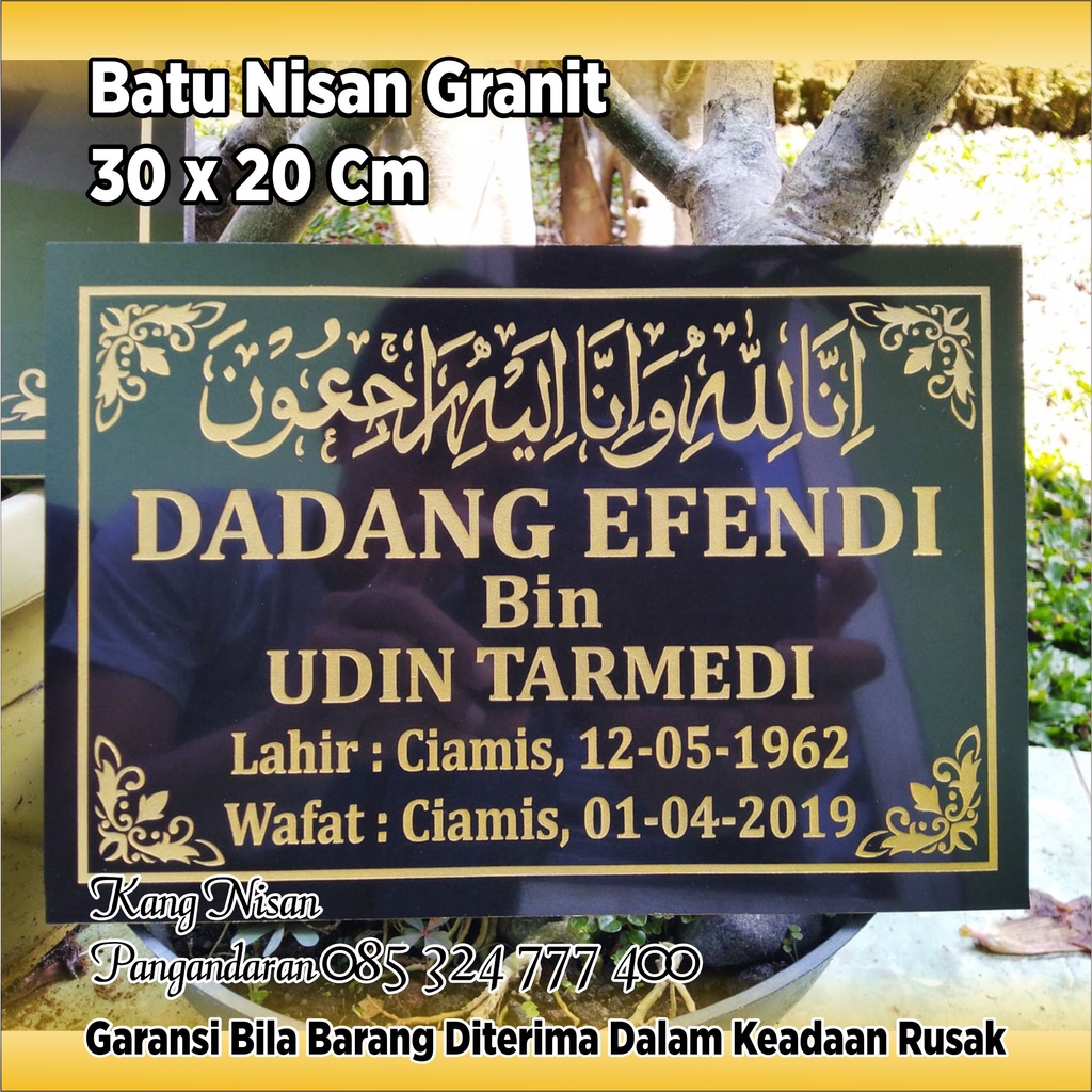 BATU NISAN GRANIT 30X20