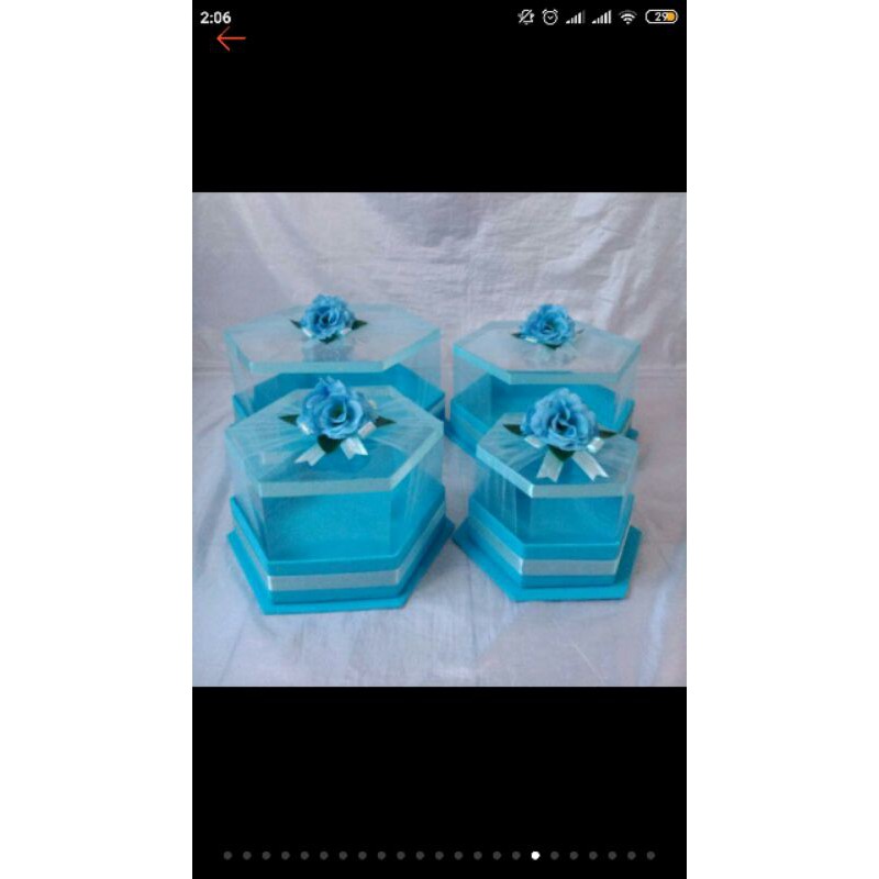 Kotak Seserahan Hexagonal