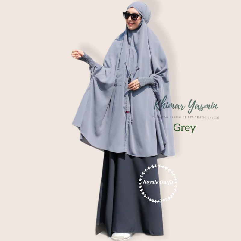 YASMIN KHIMAR|KHIMAR OVERHEAD|FREE CADAR TALI|ORI ROYALE