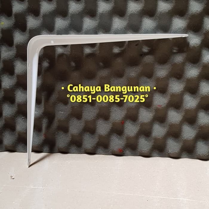 Promo SIKU L Rak Plat Besi Tempel Dinding Tatakan Braket Gantung Lemari 10" Diskon