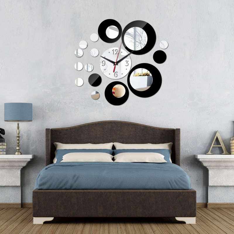 Jam Dinding Unik DIY Tempel Besar Giant Wall Clock Quartz Creative Design-8