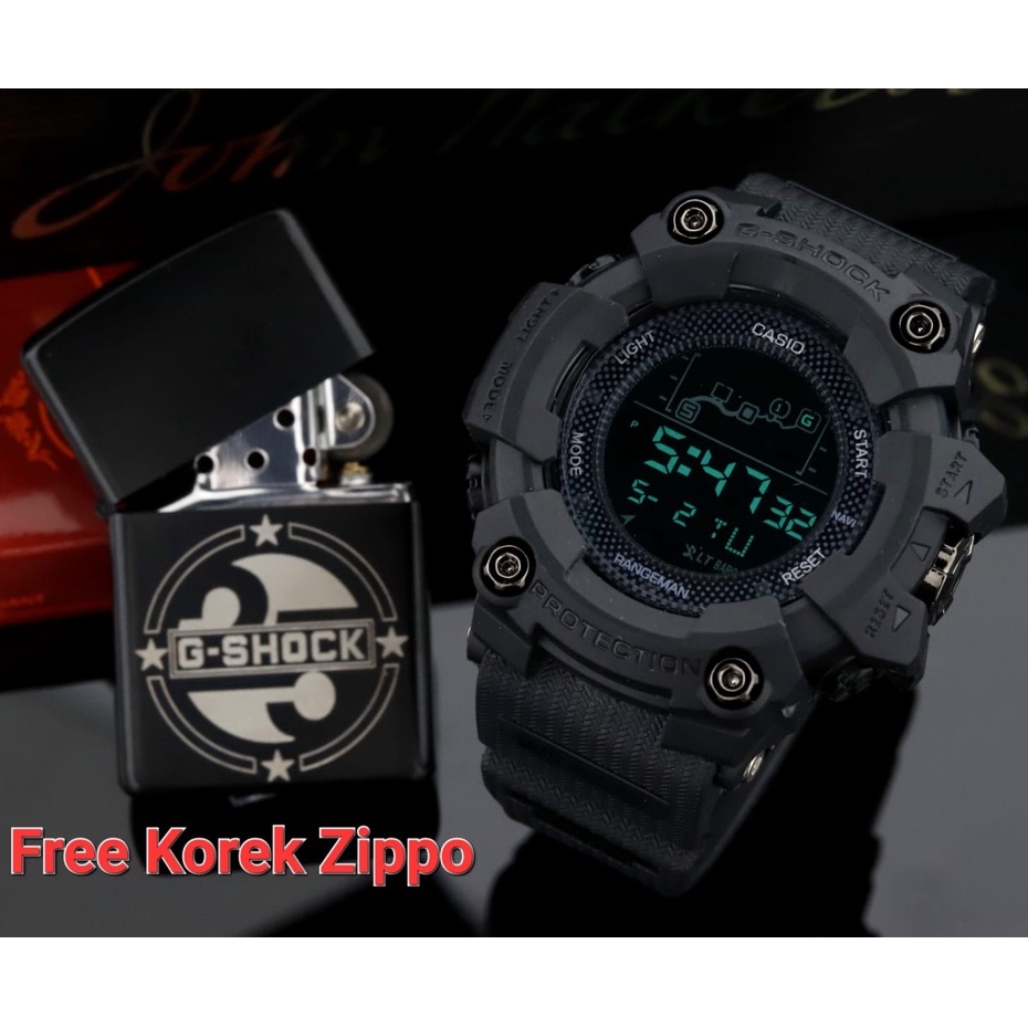 FREE GIFT✅ Jam tangan pria Sport Digital Tahan air G S H O C K GPR 1000 Strap karet Free Batrai