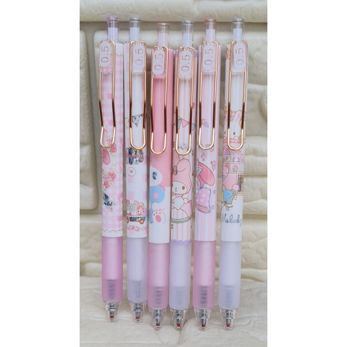 

SET PULPEN MELODY TINTA WARNA HITAM ISI 6 PC NO 3235