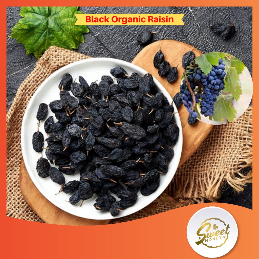 

PREMIUM Kismis Hitam Organik Bagus Mencegah Sakit Jantung Darah Tinggi