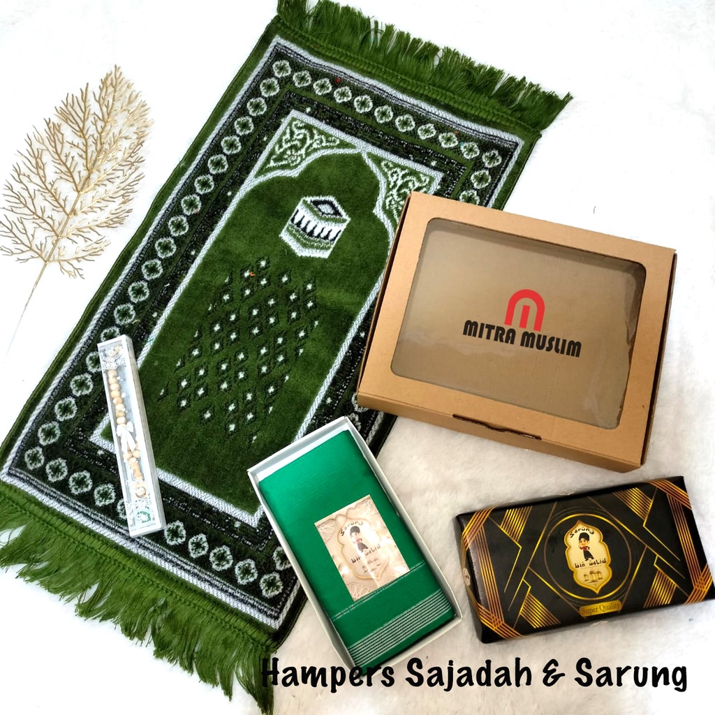 Hampers Sajadah Sarung Anak Paket untuk Kado Hadiah Anak Cowok