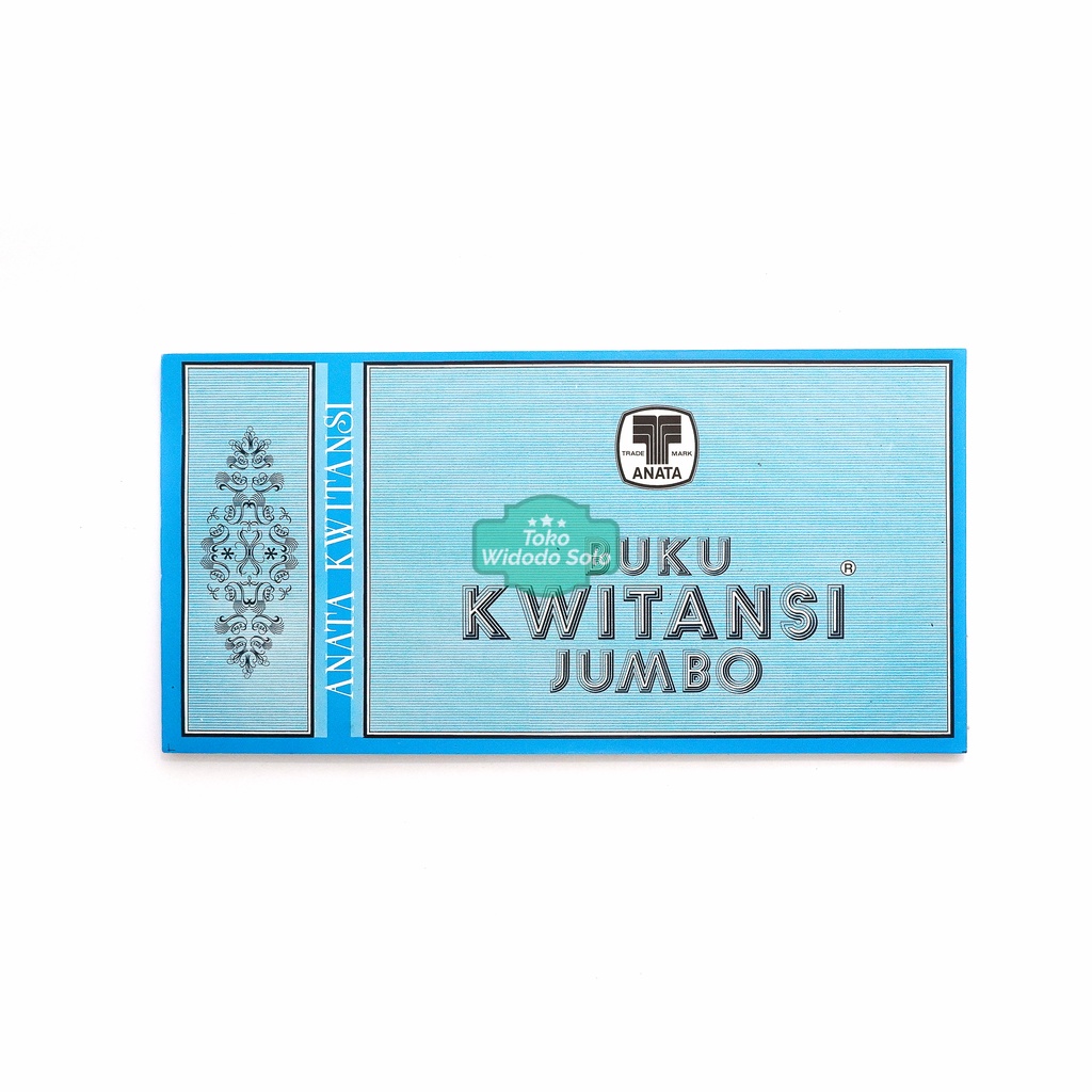 

1 BUAH Kuitansi Jumbo Anata 1990 12x24cm 50 Lembar Stok Lama - 1 Buku