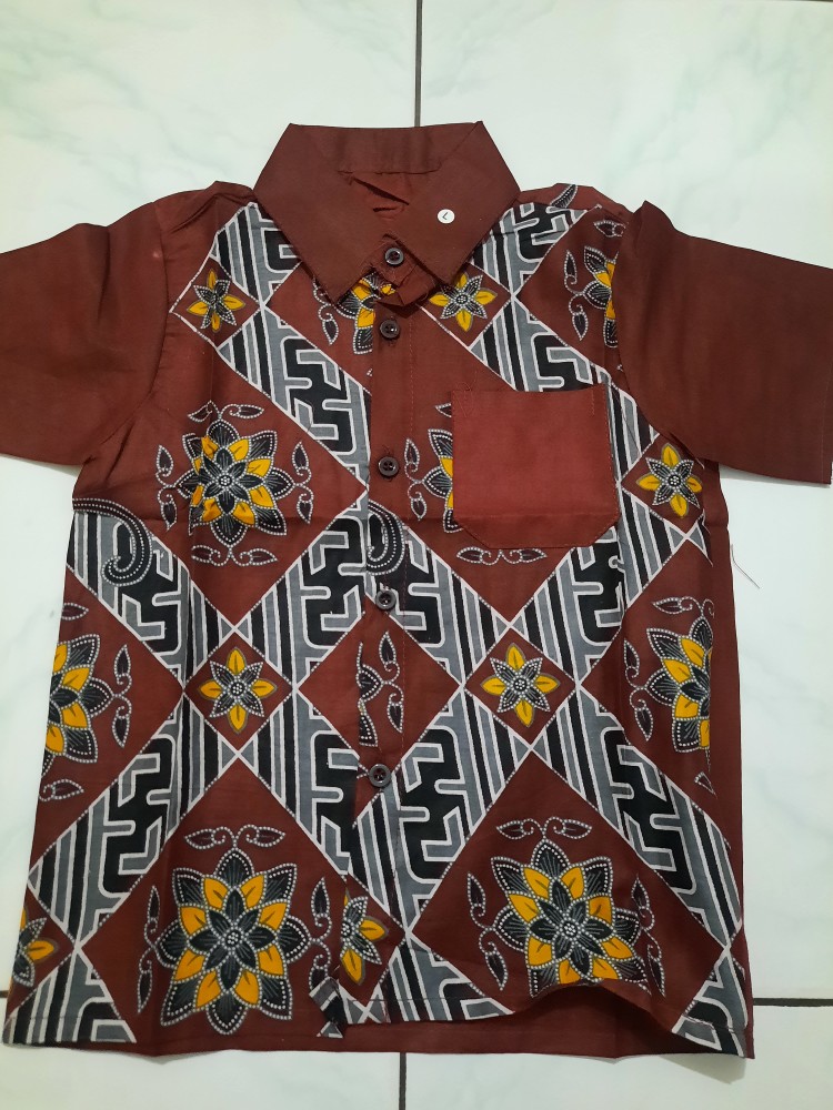 Batik Couple Keluarga Sania Ruffle Ori Ndoro Jowi Dnt Motif Tenun