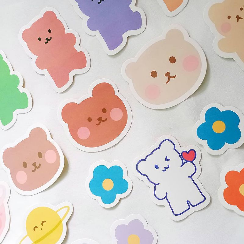 

Sticker Pack Chibi | stiker dinding untuk dekorasi casing hp kotak pensil bujo scrapbook jurnal