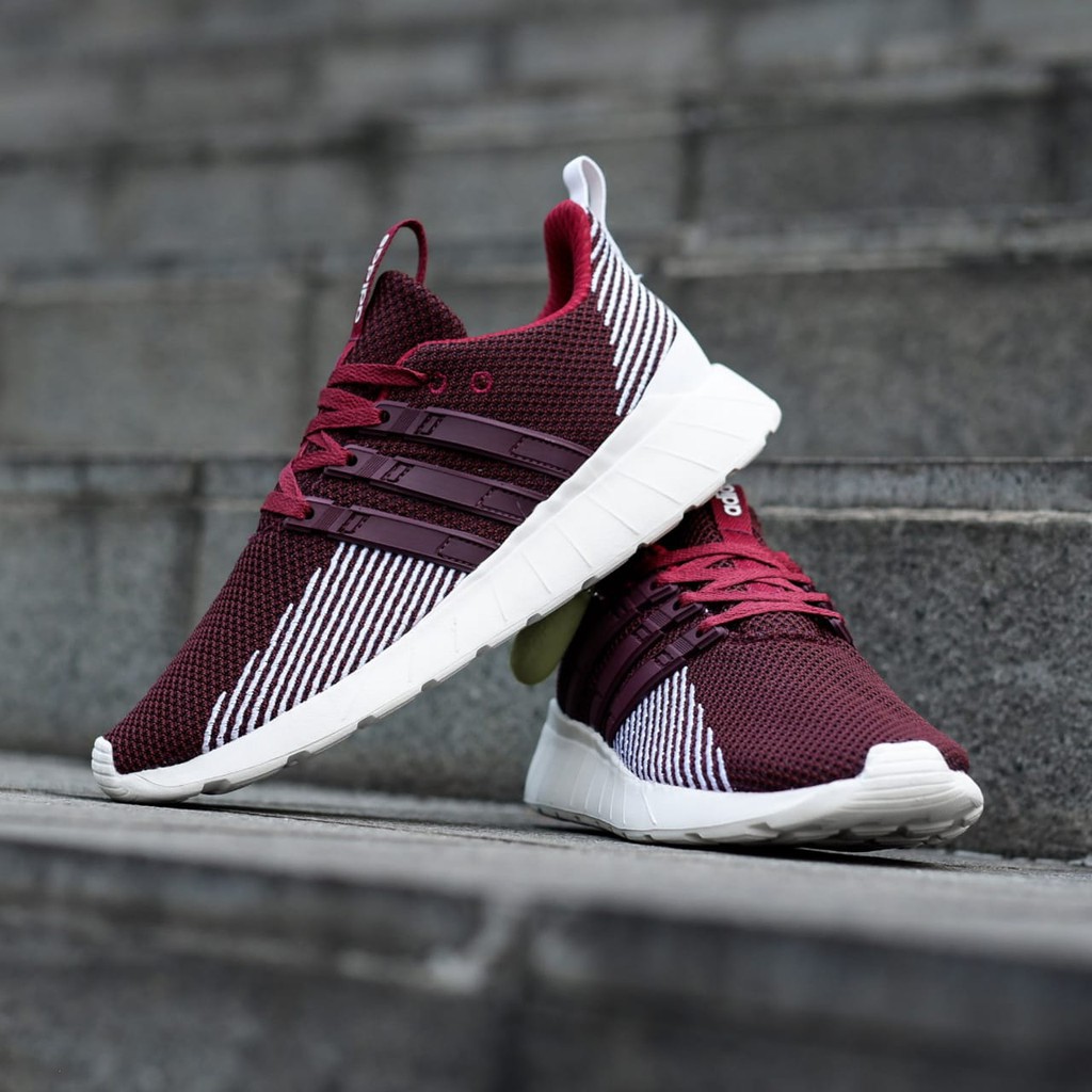 SNEAKERS COWOK HITAM BIRU MISTY  SEPATU PRIA ADIDAS QUESTAR FLOW MAROON SNEAKERS COWOK ORIGINAL