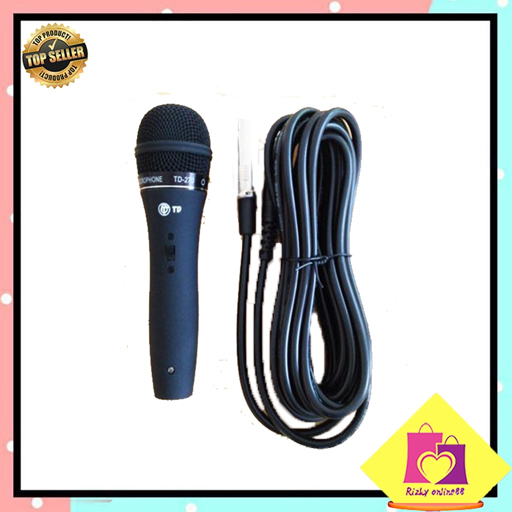 Rizkyonline88 mic karaoke microphone twindog TD-270